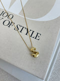 Bubble Initial Necklace