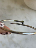 Silver Nailed It Bracelet