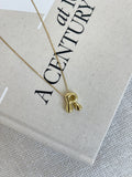 Bubble Initial Necklace
