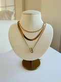 Dainty Bubble Initial Necklace