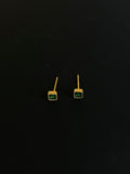 Dainty Emerald Studs