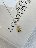 Bubble Initial Necklace